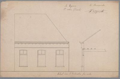 Van Beek P., Nieuwstad, Wijk 1 nr. 127, bouwen stal naast huizing, 12/8/1882
