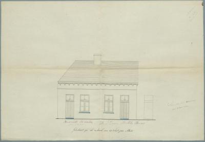Bertels-Boons (weduwe), Nieuwstad, bouwen 2 woningen, 27/11/1873