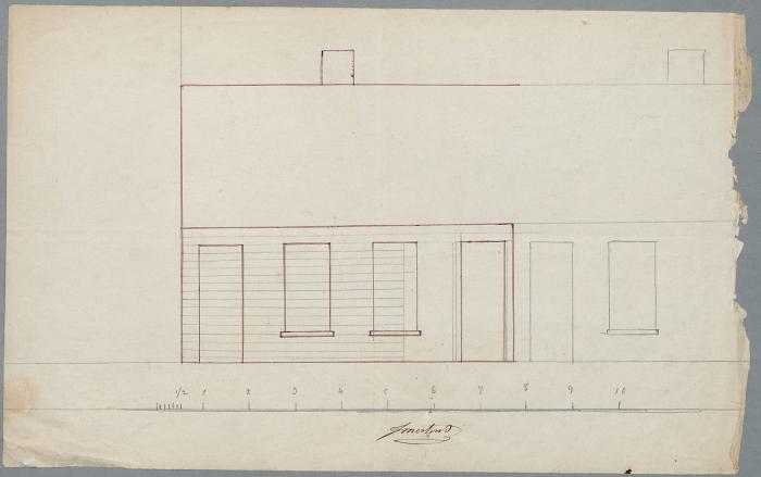 Mertens J., Akkerpad, Wijk 1 nr. 574, veranderen houtmagazijn, 28/11/1856