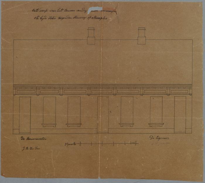 Jansen J.B., Steenweg van de staat op Hoogstraten (nabij de statie), bouwen 3 woningen, 2/5/1874