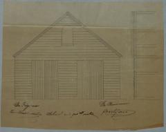 Van Bladel-Mertens Adolphe, Steenweg van Turnhout op Hoogstraten, Sectie P nr. 171d, magazijn bouwen magazijn in planken, 8/1/1885