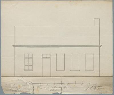 Bierten J.B., Steenweg van Turnhout naar Hoogstraten (bij de kom van de vaart), bouwen huizing, 19/5/1869