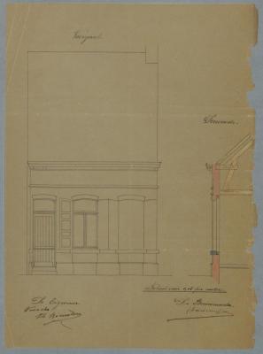 Boenders H., Staatsbaan van Turnhout naar Hoogstraten, Sectie P nr. 66a, bouwen huis, 14/10/1897
