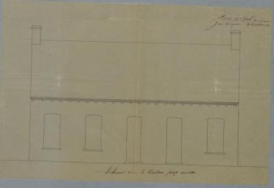 Van Gael Peetrus, Steenweg van de staat van Turnhout naar Tilburg (rechts), (tussen den diepenstal en de vijf klinken), huizen tussen den diepenstal en de vijf klinken bouwen 2 huizingen, 12/11/1874