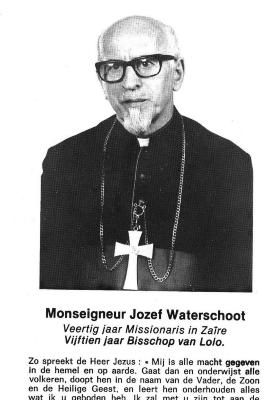 Herinneringsprentje Oud-Turnhoutenaar Jozef Waterschoot
