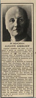 Auguste Andelhof, toondichter