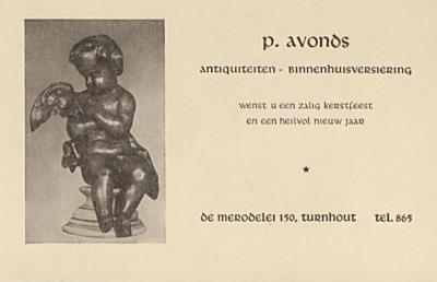 Pieter Avonds, antiquair