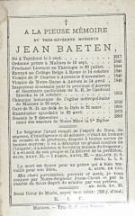 Jean Baeten, kanunnik