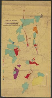 "Ontwerp-gewestplan. Stad Turnhout. Tegenvoorstellen van het gemeentebestuur", gewestplan van Turnhout en omgeving

