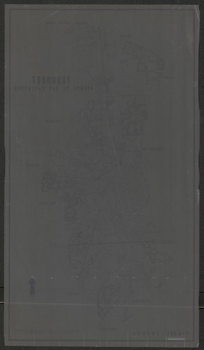 "Turnhout. Hoofdstad van de Kempen", kaart van Turnhout
