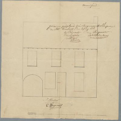 Waegemans, Wijk 1 nr. 503, verandering aan huis, 7/6/1838