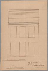 Schuermans, Botermarkt, nr. 362, gevelverandering (deur en raam), 7/3/1874