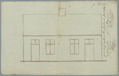 Vekken H., Ezelsbergen, bouwen huizing bestaande uit 2 woningen, 30/1/1841