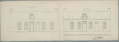 Verheyen (Frans of P.), Otterstraat, veranderingen aan woningen (plaatsen deur, corniche plaatsen, maken stoep), 26/6/1862