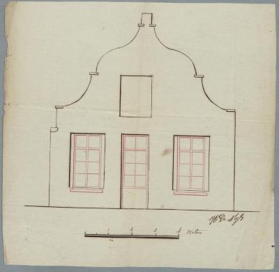 Van Lissum, Patersstraat, gevelveranderingen (vernieuwen deur en ramen), 25/10/1849