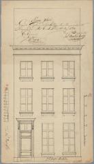 Geiger J.P. of Metten, Markt, "Den klynen keyzer" opbouwen huizing, 18/5/1841