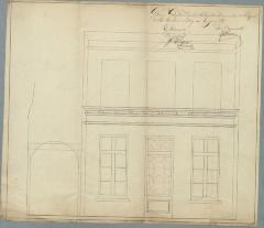 Casteleyns [I], Otterstraat , Wijk 2 nr. 21, woningveranderingen (verdieping bijbouwen, cornis verleggen, poort veranderen,…), 12/6/1845