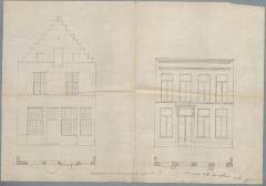 Vandeluygaetder C. Demmoiselle, Herentalsstraat , gevelveranderingen, 17/4/1862