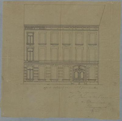 Taeymans , Gasthuisstraat , Sectie 3 nr. 526, gevelveranderingen,