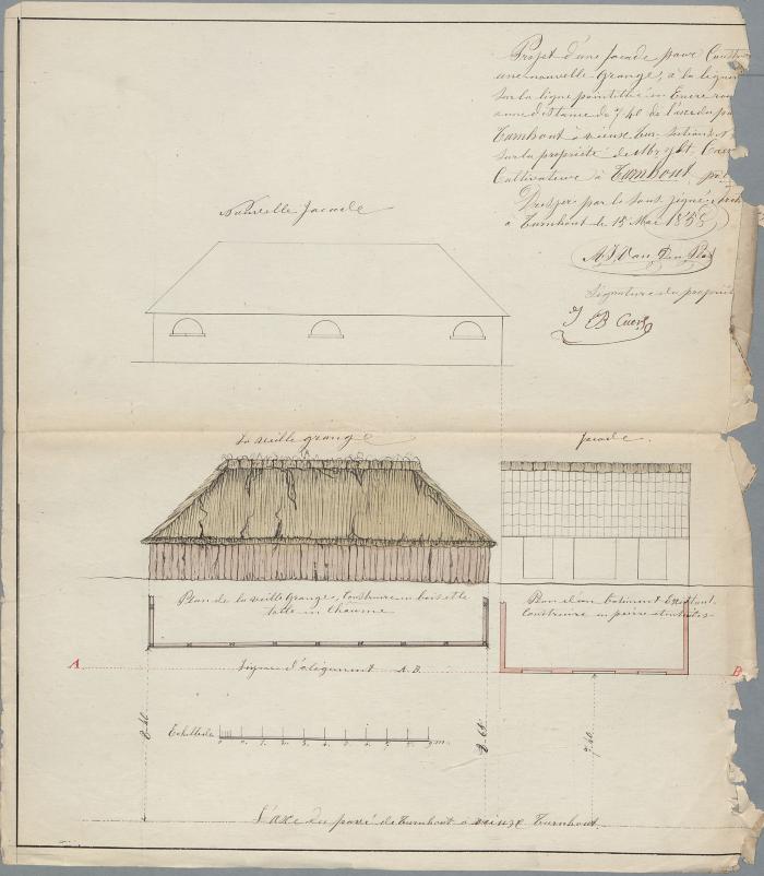 Caers J.B., Provinciale baan van Turnhout naar Moll, Sectie 2 nr. 213, veranderingen aan schuur, 17/5/1858