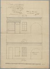 Beersmans, Herentalsstraat , Sectie 2 nr. 336, [bakker] gevelveranderingen, 27/7/1843