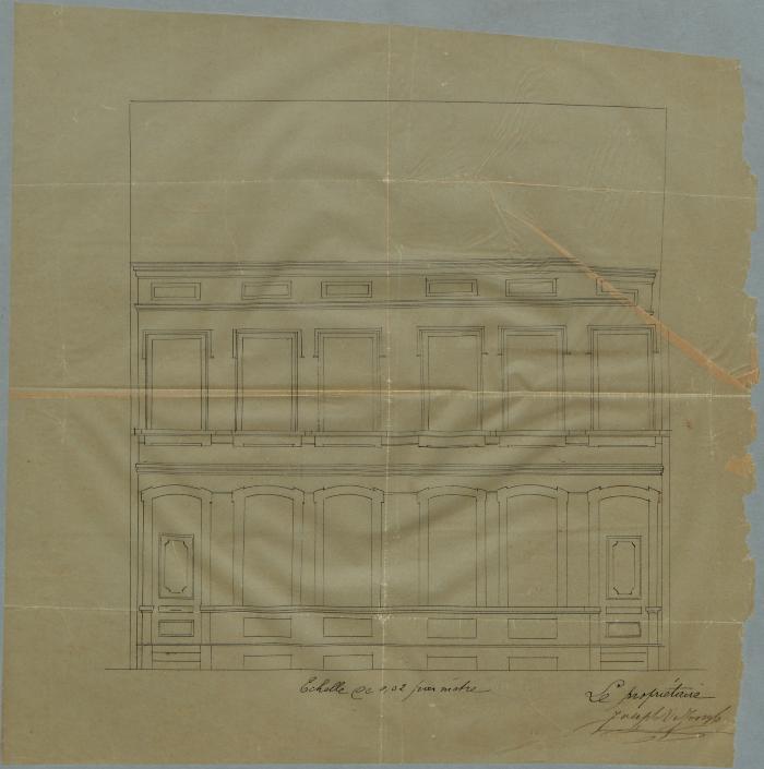 Dejongh Joseph, Warandestraat - Steenweg van Turnhout naar Hoogstraten, nr. 464[h] van kadaster, bouwen huizing, 16/8/1/73