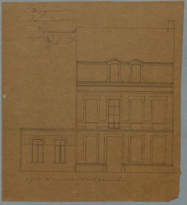 Taeymans P. [J], Steenweg van de staat van Turnhout naar Antwerpen, Wijk O nr. 449, bouwen huizing, 26/1/1872