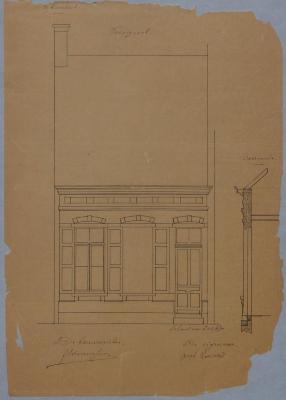 Roevens Joseph, baan van Turnhout naar Hoogstraten, Sectie P nr. 66d, bouwen huis, 20/2/1894