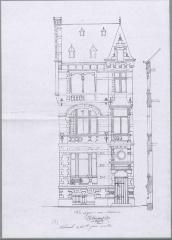 Vandenplas Henri, Leopoldstraat, bouwen woning, 31/1/1882