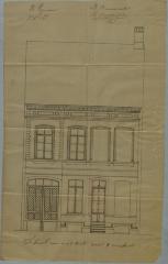 Nys Joseph, Leopoldstraat, bouwen nieuw huis op eigendom, 21/10/1876
