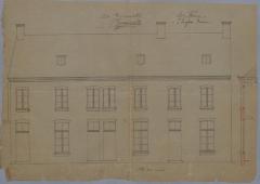 Dufour-Dessauer , Papenstraatje, nrs. 15/25, bouwen 3 burgerswoningen in vervanging van bestaande nummers 15/25, 19/5/1894