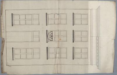 Timmermans, Markt, herbouwen huis bewoond door Stroobant L., 23/4/1829