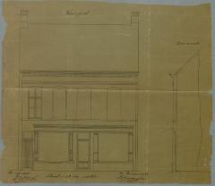 Vandenbergh P., Warandestraat , Sectie R nr. 369a / nr. 12, bouwen nieuwe voorgevel, 30/10/1895