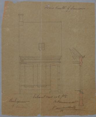 Smulders [], baan van Turnhout naar Hoogstraten - "den grond der godshuizen", bouwen huis, 18/7/1895