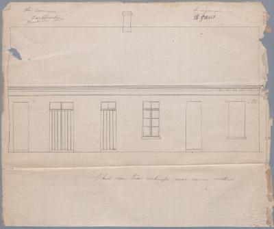 Geerts, H., Bentelstraat, bouwen van twee woningen en een magazijn, 8 februari 1881