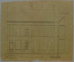 Glenisson Gustaaf, Warandestraat , Sectie Q nr. 458d, bouwen 5 huizen, 27/9/1895