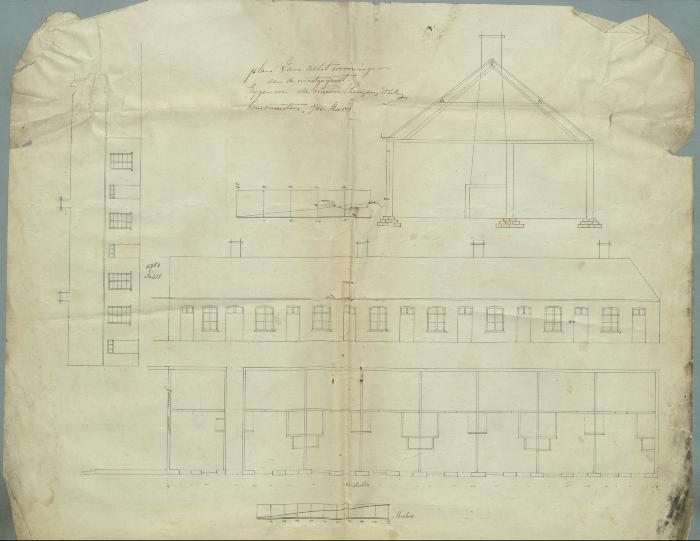 Nieuwenhuyzen-Deelen, Weesgegroet, wijk 4 nr. 419, bouwen 8 woningen, 20/2/1858