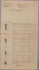 Vanden Bosch [C. ], Staatsbaan van Antwerpen naar Turnhout- nabij de statie- de Merodelei, Sektie O nr. 435[], bouwen huis, 8/5/1897