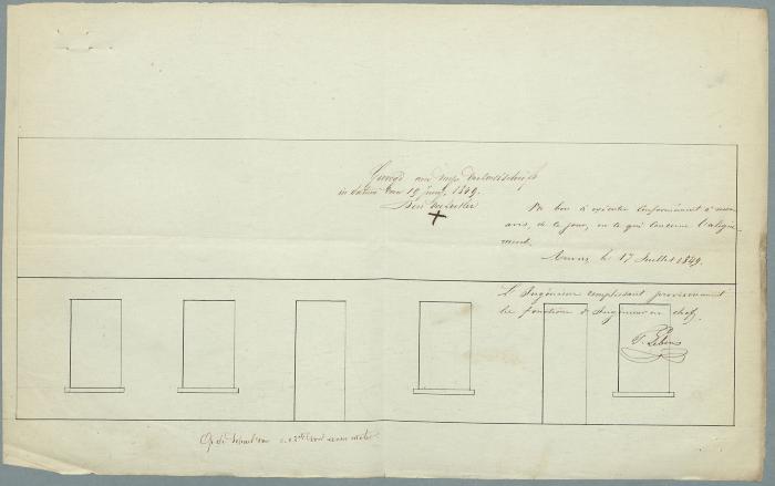 Van Deun Adrien, Provinciale baan van Turnhout naar Mol, bouwen huis, 25/6/1849