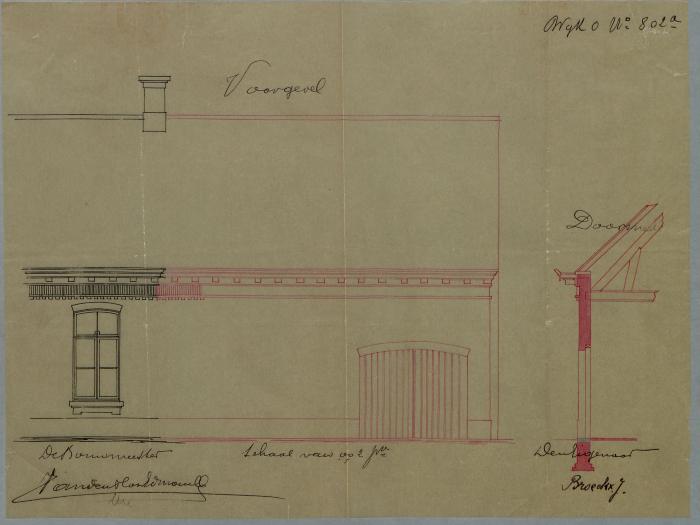Broeckx Joannes, Papenbruggen, Wijk O nr. 802a, bouwen nieuw deel aan huis, 13/7/1895