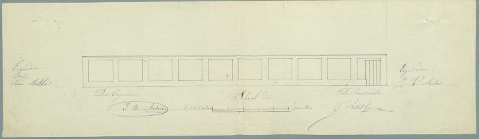 Ardui J.B., Draaiboom, trekken blinde muur, 10/10/1873