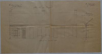 Sterkens-Clijmans J., Statiestraat - Bouwschen pad, wijk P nr. 138x, bouwen 4 achterwoningen, 25/10/1897