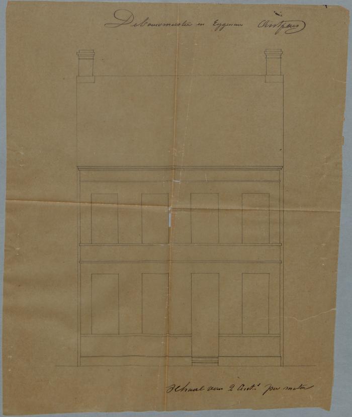 Faes Antonius, Gemeentestraat, bouwen huis, 11/8/1873