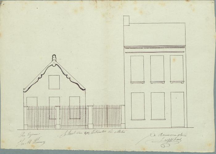 Prinsen Jos[..], Gemeentestraat, bouwen huis met werkhuis, 3/1/1874