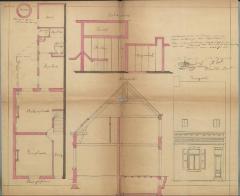 Van Nieuwenburg, Staatsbaan van Turnhout naar Hoogstraten wijk P nr. 66 aan paal nr. 1, bouwen woning, 24/7/1901