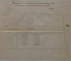 Antwerpse Maatschappij voor de dienst der buurtspoorwegen, Staatsbaan van Oostmalle naar Turnhout rechterkant tussen palen 39 en 40, optrekken gedeelte gebouwen en een afsluiting in hout door een anderen in getrokken ijzer te vervangen, 18/10/1901