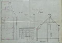 Maes P., weg van Turnhout naar Vosselaar achter eigendom in Zandstraat, bouwen woning, 10/5/1902