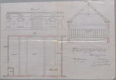 Vander Heyden E., baan van Turnhout naar Breda eigendom genaamd "Engeland" wijk B nr. 46e/2, heropbouwen deel van eigendom, 17/10/1901