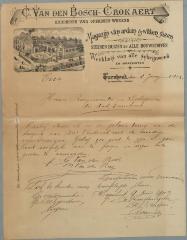 Verdonck F., Antwerpse Steenweg Wijk O nr. 408[], bouwen huizing, 9/6/1903