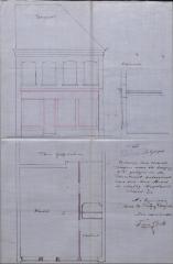 de Chaffoy-Huybrechts Henri, Patersstraat nr. 6, veranderingen aan huizing, 20/8/1904